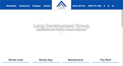 Desktop Screenshot of langdevelopmentgroup.com